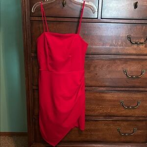 Elegant Red Mi Amor Women's Dress
